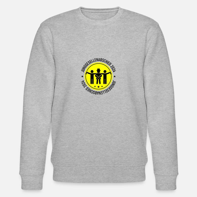 Junggesellenabschied 2024 - Stanley/Stella Unisex Bio-Sweatshirt CHANGER  - Grau meliert