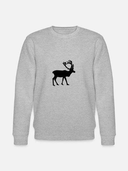 Reindeer - Stanley/Stella CHANGER Unisex Organic Sweatshirt - heather grey
