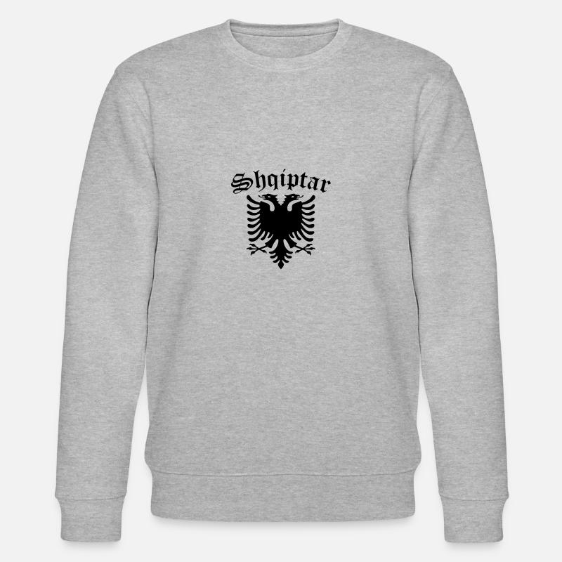 Shqiptar - Stanley/Stella Unisex Bio-Sweatshirt CHANGER  - Grau meliert