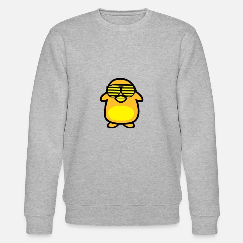 cool penguin - Stanley/Stella CHANGER Unisex Organic Sweatshirt - heather grey