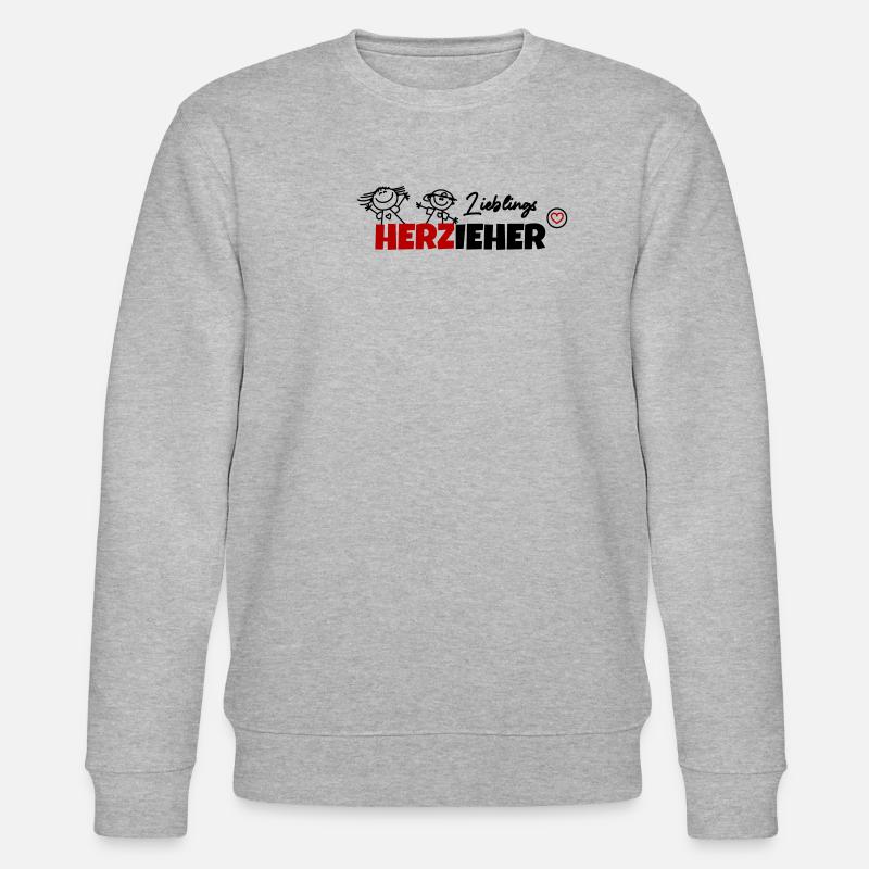 Lieblings Erzieher - Stanley/Stella Unisex Bio-Sweatshirt CHANGER  - Grau meliert