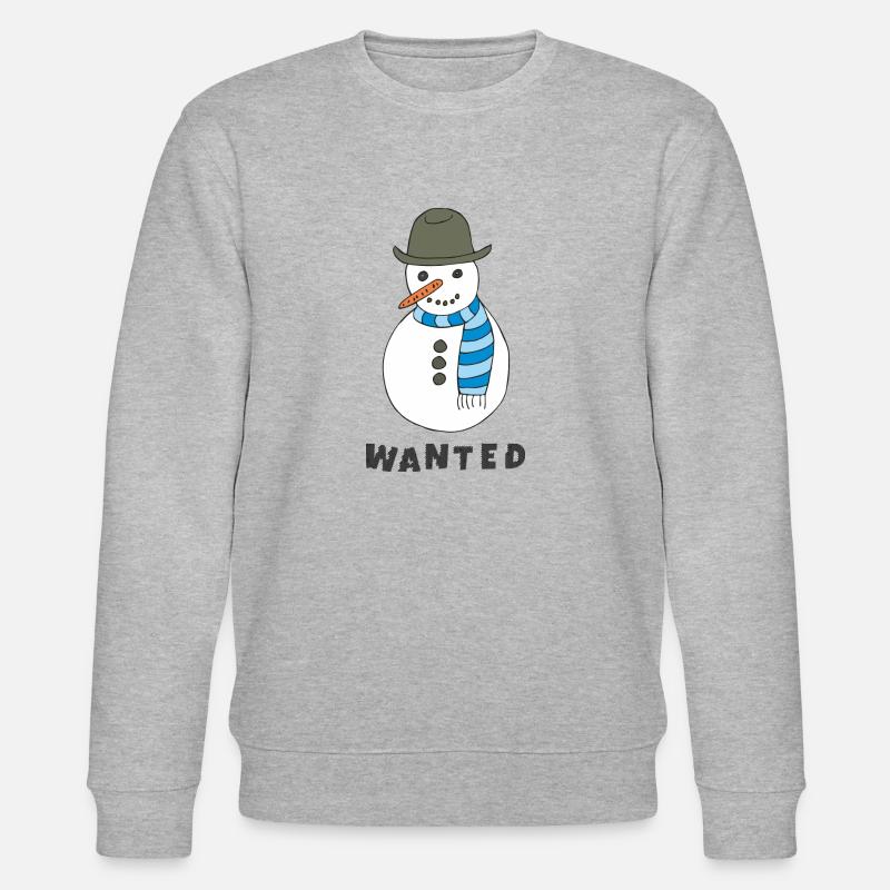 SCHNEEMANN WANTED 2 - Stanley/Stella Unisex Bio-Sweatshirt CHANGER  - Grau meliert