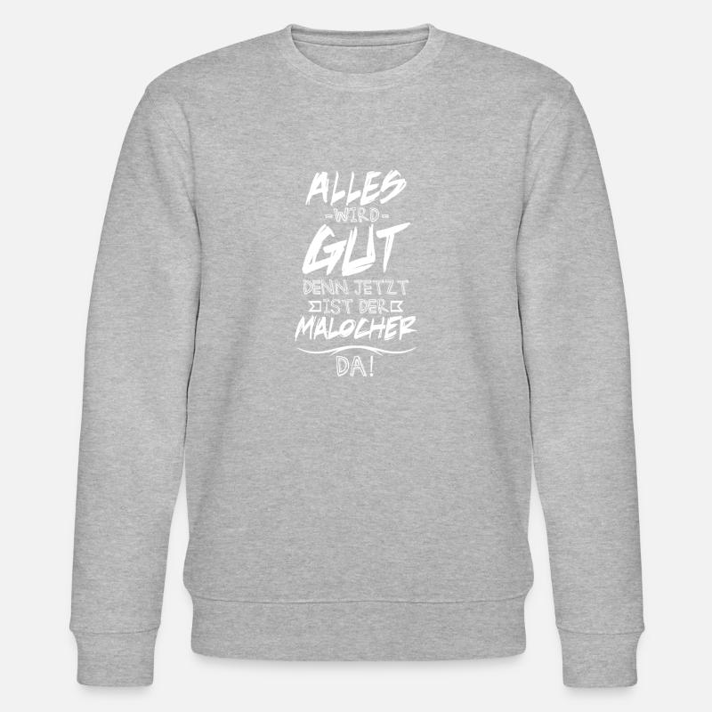 Malocher - Stanley/Stella Unisex Bio-Sweatshirt CHANGER  - Grau meliert