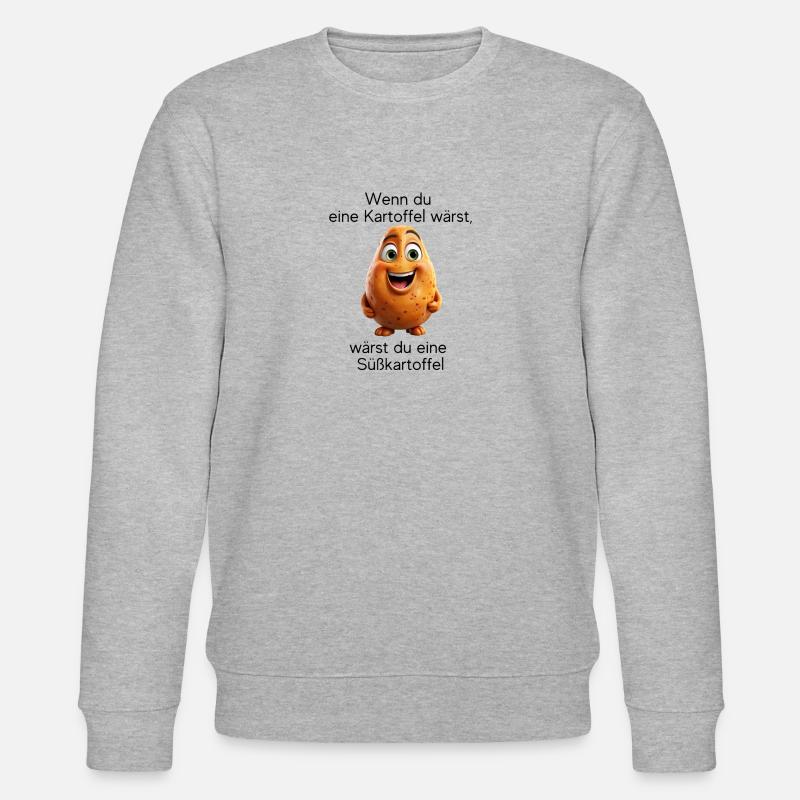 Süßkartoffel - Stanley/Stella Unisex Bio-Sweatshirt CHANGER  - Grau meliert