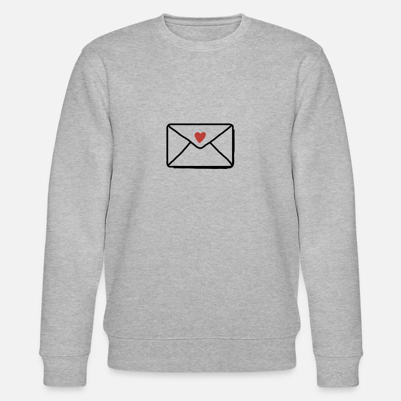 Liebes Brief - Stanley/Stella Unisex Bio-Sweatshirt CHANGER  - Grau meliert