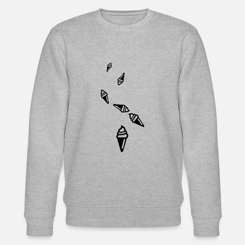 Eis Icon Symbol - Stanley/Stella Unisex Bio-Sweatshirt CHANGER  - Grau meliert