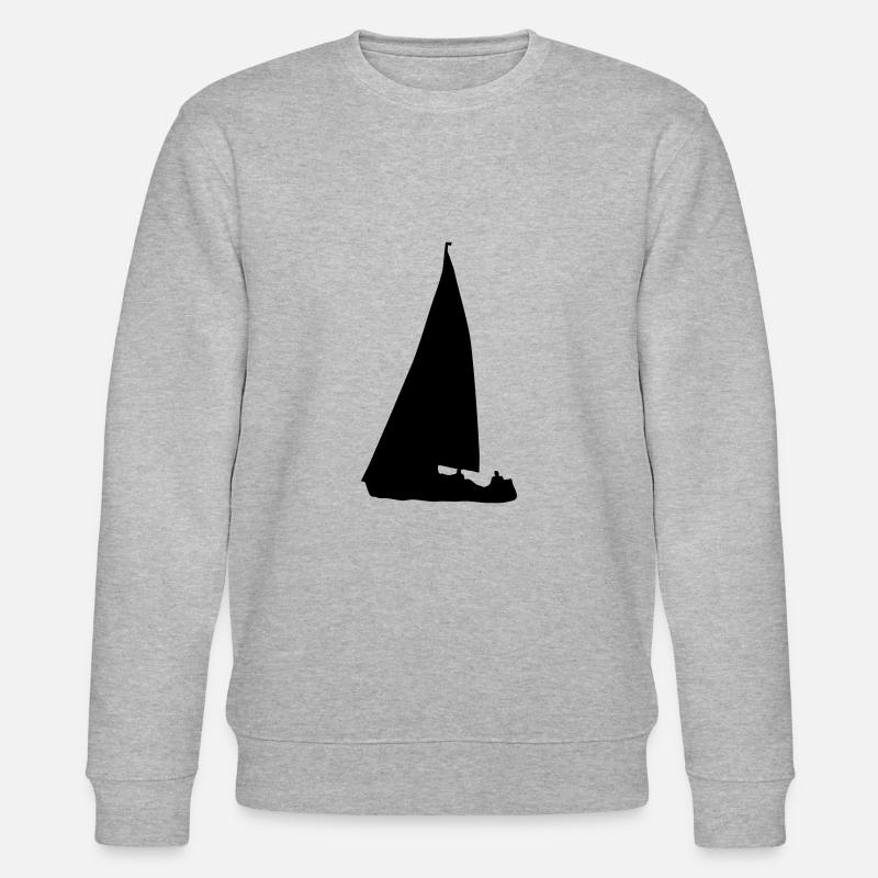 Segeln, Segelboot - Stanley/Stella Unisex Bio-Sweatshirt CHANGER  - Grau meliert