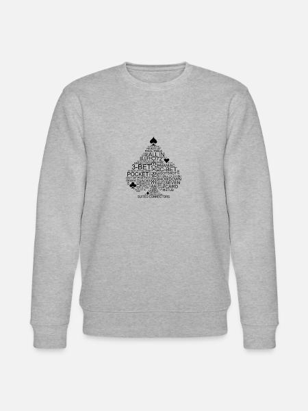 Spades Poker - Stanley/Stella CHANGER Unisex Organic Sweatshirt - heather grey