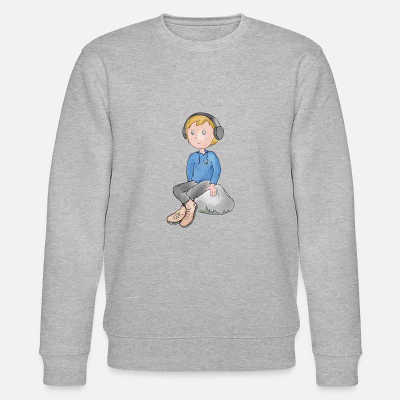 Der Sicherheits-F. - Stanley/Stella Unisex Bio-Sweatshirt CHANGER  - Grau meliert