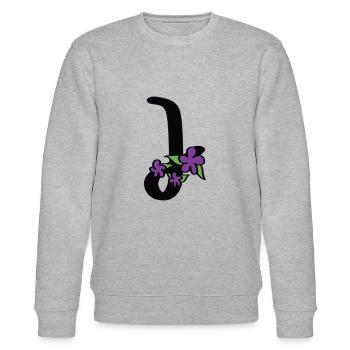 J wie jugendlich - Stanley/Stella Unisex Bio-Sweatshirt CHANGER  - Grau meliert - Vorne - Nik (191cm) & Marisol (170cm)