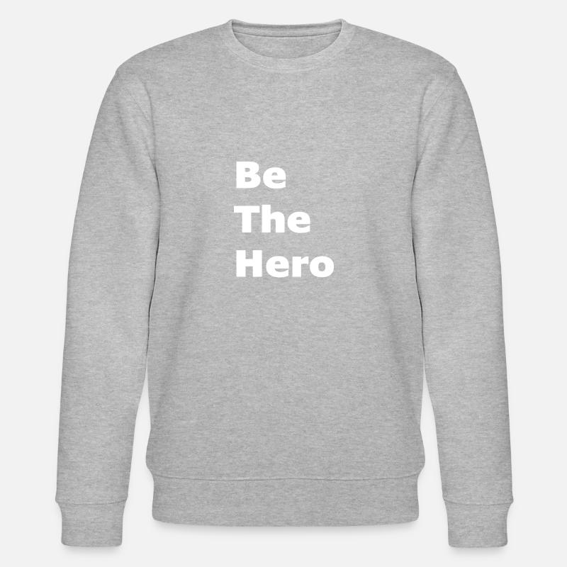 Sei der Held - Stanley/Stella Unisex Bio-Sweatshirt CHANGER  - Grau meliert