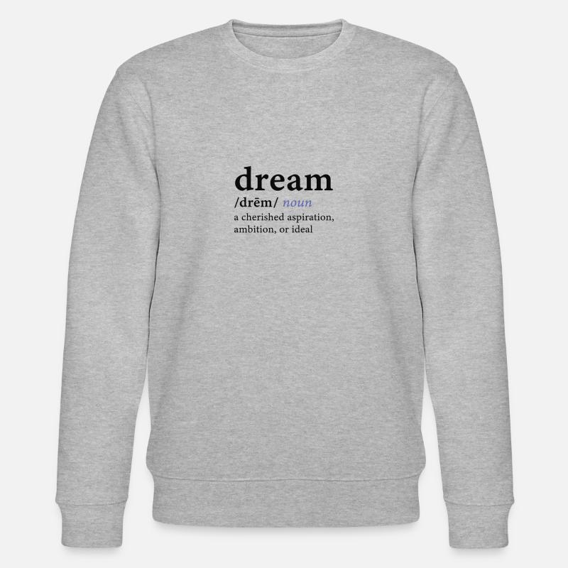 dream - Stanley/Stella Unisex Bio-Sweatshirt CHANGER  - Grau meliert