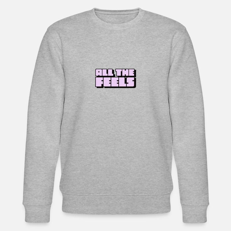 All the Feels - Stanley/Stella Unisex Bio-Sweatshirt CHANGER  - Grau meliert