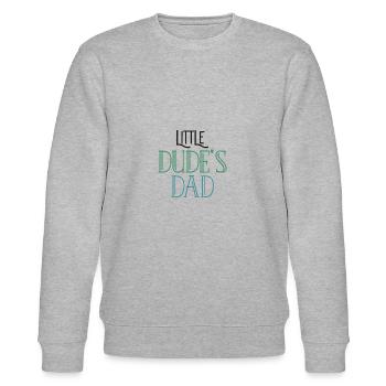 Father & Son | Parents gifts | Gifts Children - Stanley/Stella CHANGER Unisex Organic Sweatshirt - heather grey - Front - Nik (191cm) & Marisol (170cm)