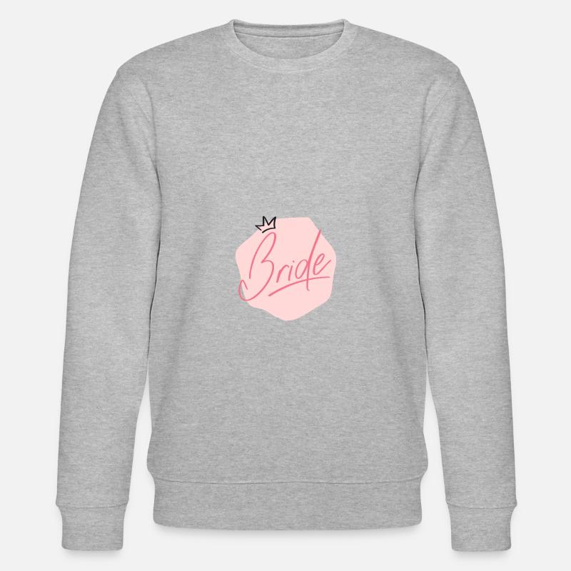 Mariage de la mariée - Sweat bio CHANGER Stanley/Stella Unisexe - gris chiné