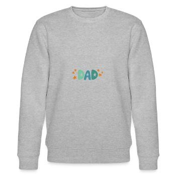 Father & Son | Parents gifts | Gifts Children - Stanley/Stella CHANGER Unisex Organic Sweatshirt - heather grey - Front - Nik (191cm) & Marisol (170cm)