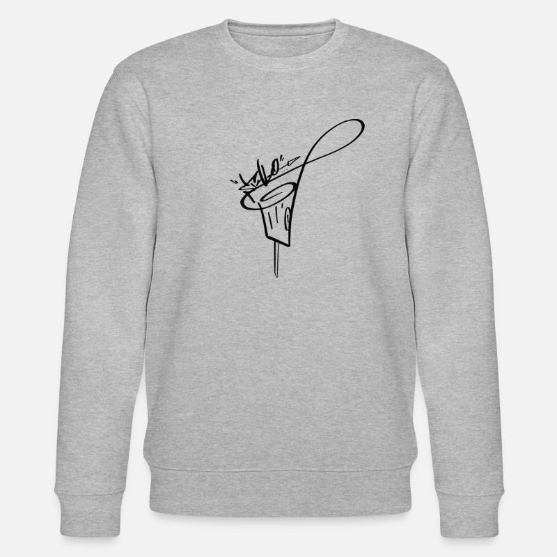 Sprühkopf - Cap schwarz - Stanley/Stella Unisex Bio-Sweatshirt CHANGER - Grau meliert