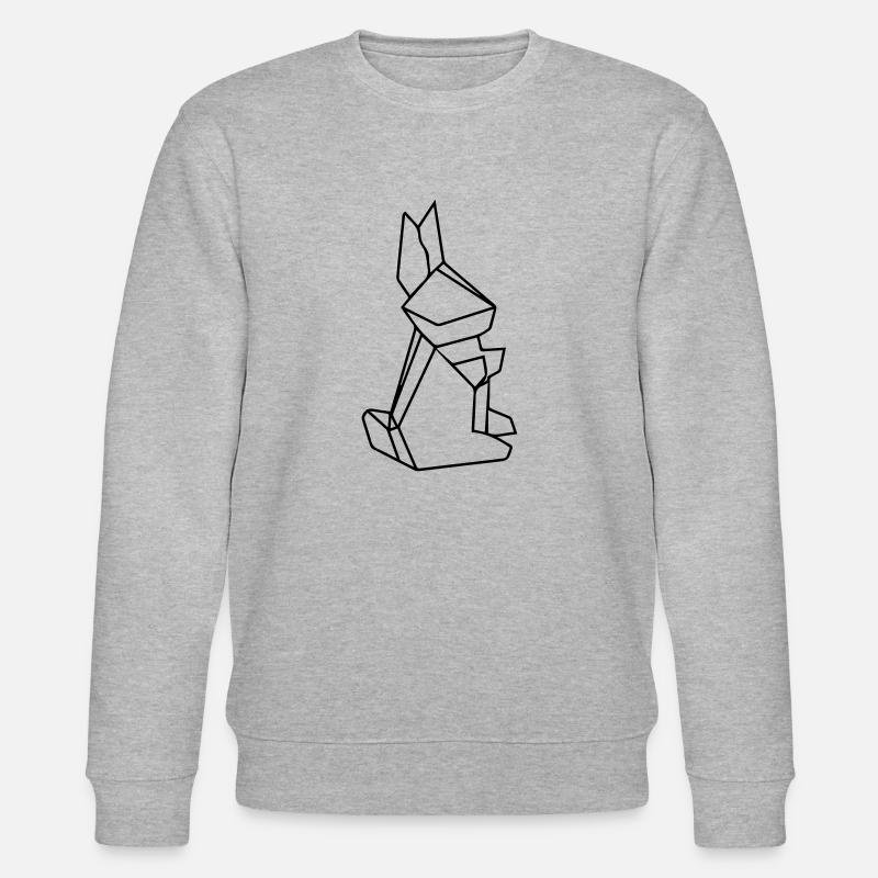 Hase - Stanley/Stella Unisex Bio-Sweatshirt CHANGER  - Grau meliert