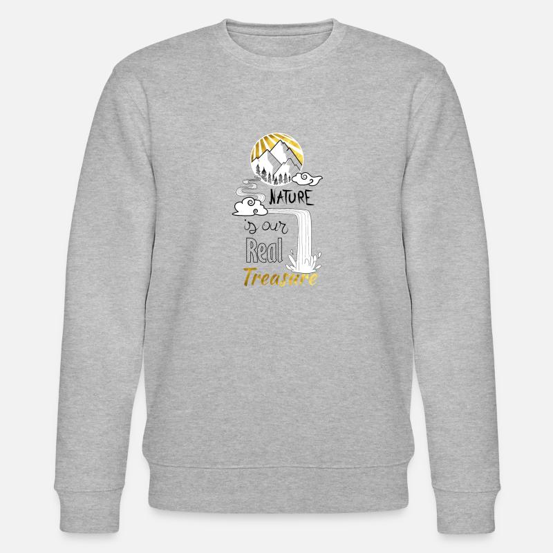 Schatz der Natur - Stanley/Stella Unisex Bio-Sweatshirt CHANGER  - Grau meliert
