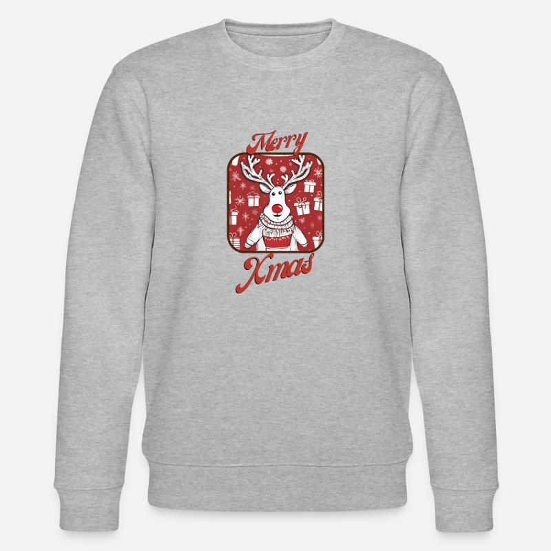 Rudi le Ren 2 - Sweat bio CHANGER Stanley/Stella Unisexe - gris chiné