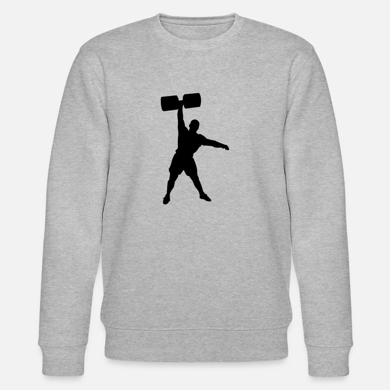 Strongman - Sweat bio CHANGER Stanley/Stella Unisexe - gris chiné