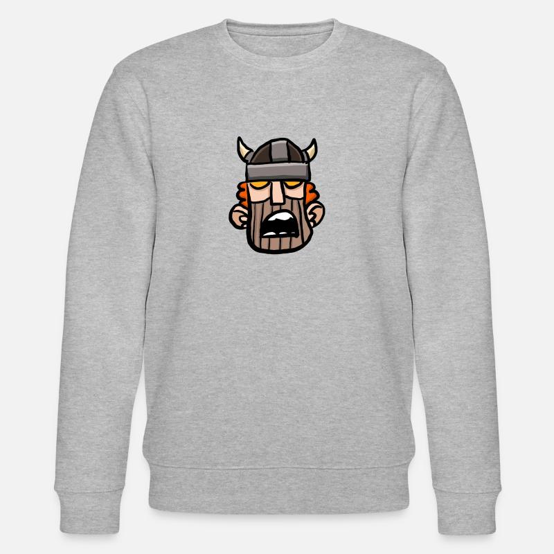 Wikinger - Stanley/Stella Unisex Bio-Sweatshirt CHANGER  - Grau meliert