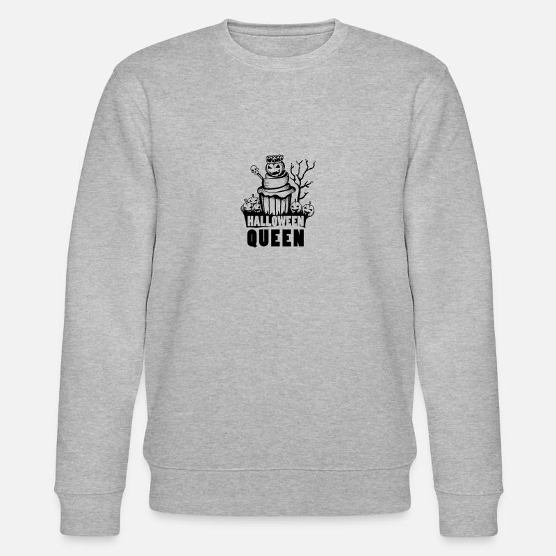 Halloween Queen - Stanley/Stella Unisex Bio-Sweatshirt CHANGER  - Grau meliert
