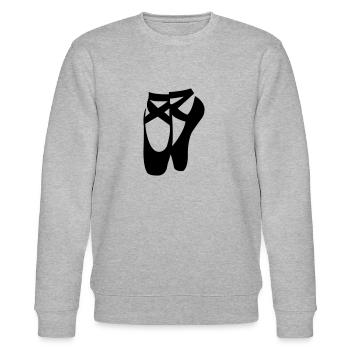 ballerines - Sweat bio CHANGER Stanley/Stella Unisexe - gris chiné - Devant - Nik (191cm) & Marisol (170cm)