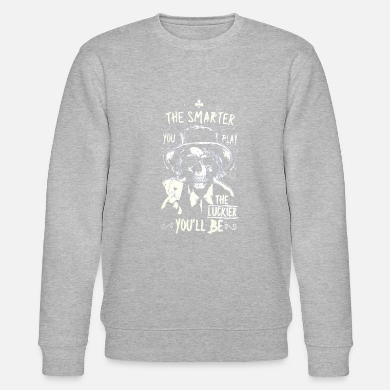 Pokern Poker - Stanley/Stella Unisex Bio-Sweatshirt CHANGER  - Grau meliert