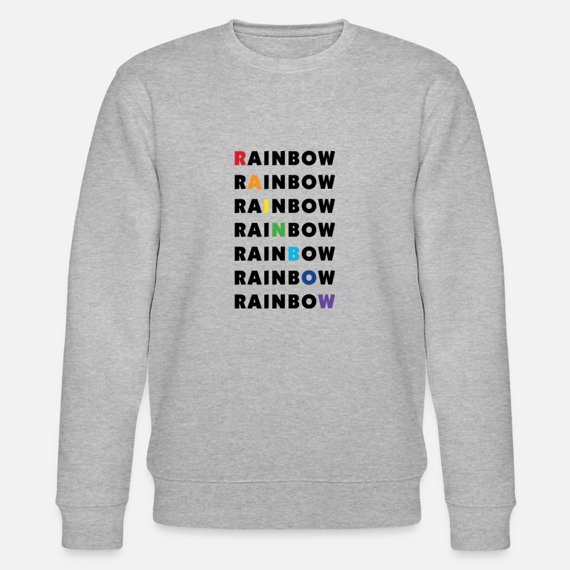 rainbow - Stanley/Stella Unisex Bio-Sweatshirt CHANGER  - Grau meliert