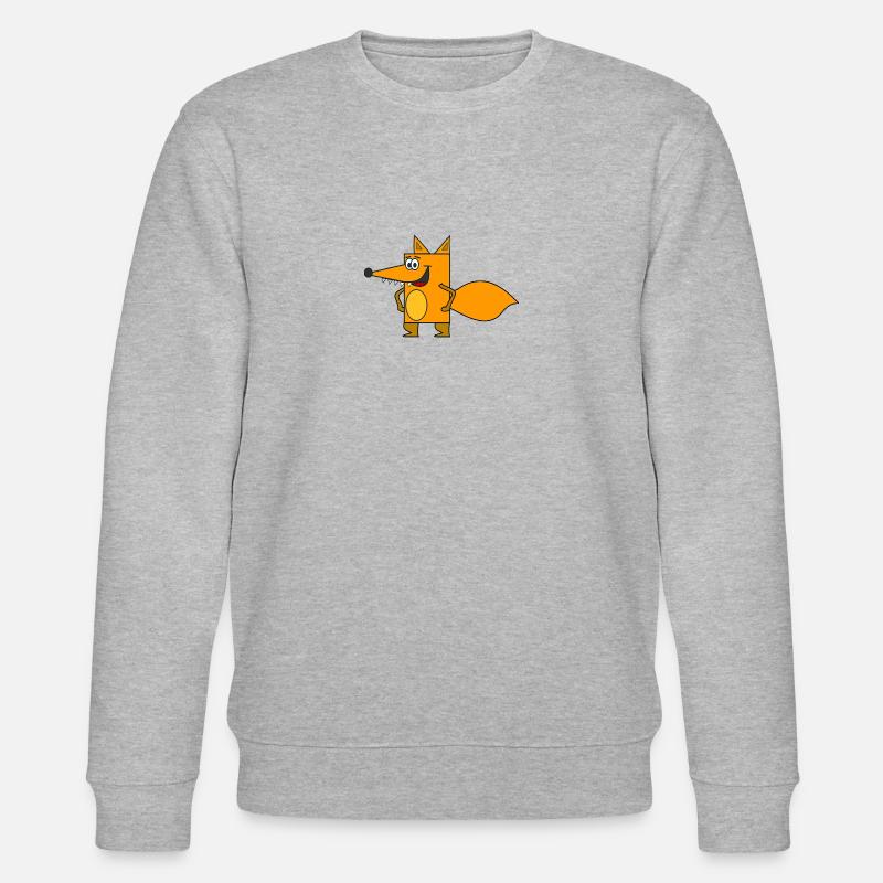 fuchs68 renard arctique - Sweat bio CHANGER Stanley/Stella Unisexe - gris chiné