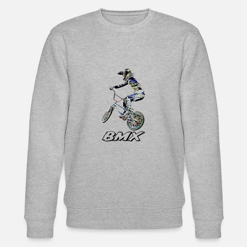 BMX - Stanley/Stella Unisex Bio-Sweatshirt CHANGER  - Grau meliert