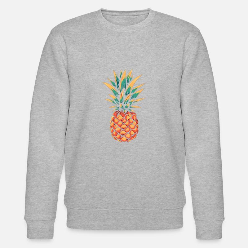 Pineapple - Stanley/Stella Unisex Bio-Sweatshirt CHANGER  - Grau meliert