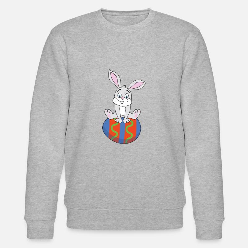 Easter motive Easter Easter bunny - Stanley/Stella CHANGER Unisex Organic Sweatshirt - heather grey