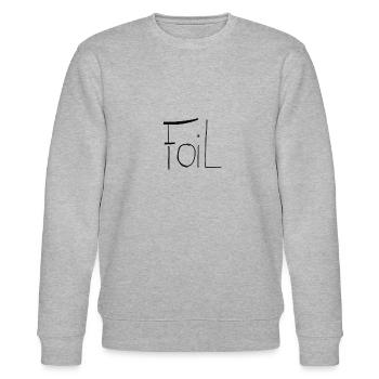 Foil Kiteboard - Stanley/Stella Unisex Bio-Sweatshirt CHANGER  - Grau meliert - Vorne - Nik (191cm) & Marisol (170cm)