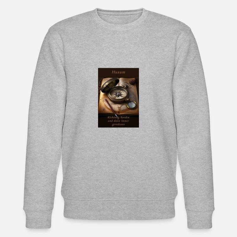 Husum - Stanley/Stella Unisex Bio-Sweatshirt CHANGER  - Grau meliert