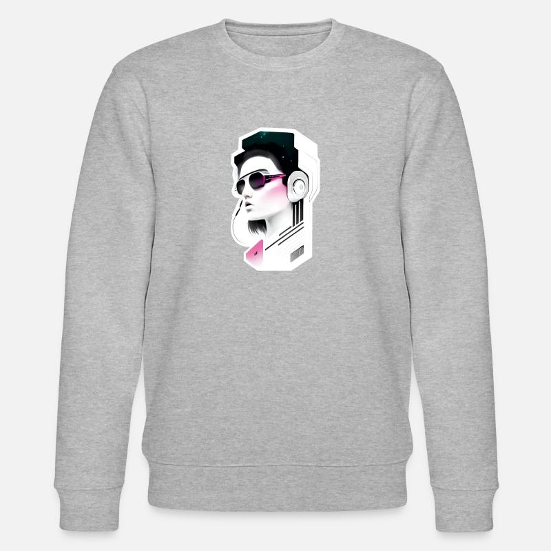 Funky 80s - Sweat bio CHANGER Stanley/Stella Unisexe - gris chiné