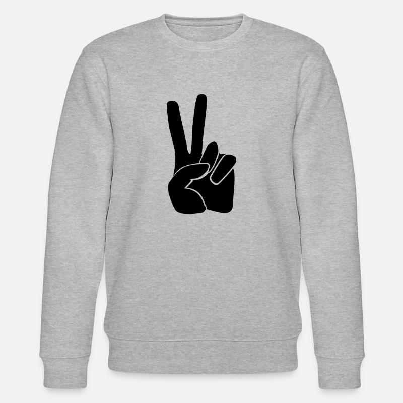 Victory! - Stanley/Stella Unisex Bio-Sweatshirt CHANGER  - Grau meliert