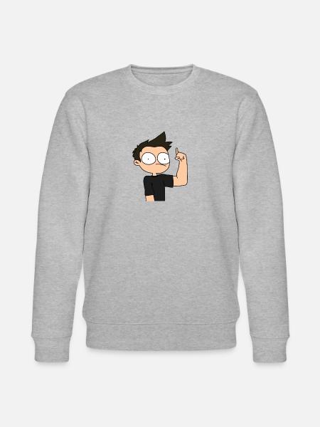 Chiby marv finger raised - Stanley/Stella CHANGER Unisex Organic Sweatshirt - heather grey