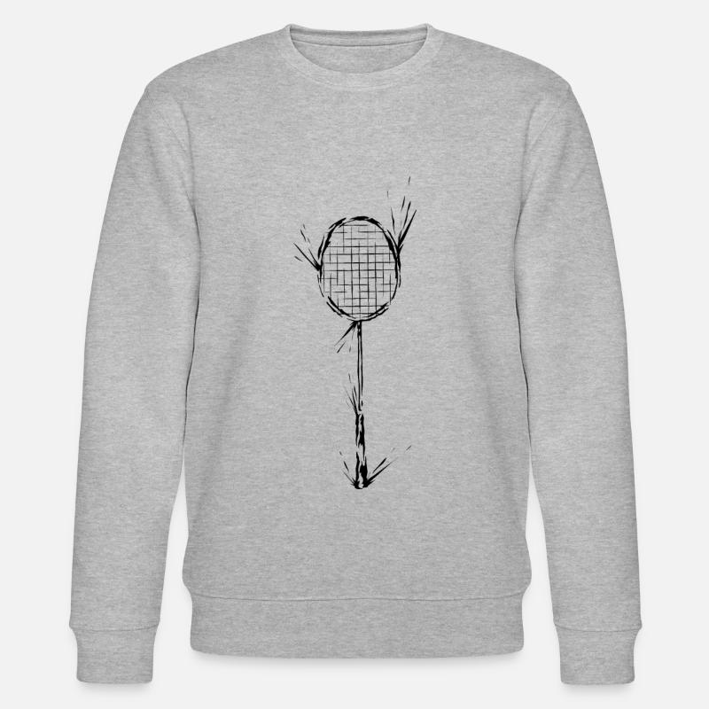 Badminton - Sweat bio CHANGER Stanley/Stella Unisexe - gris chiné