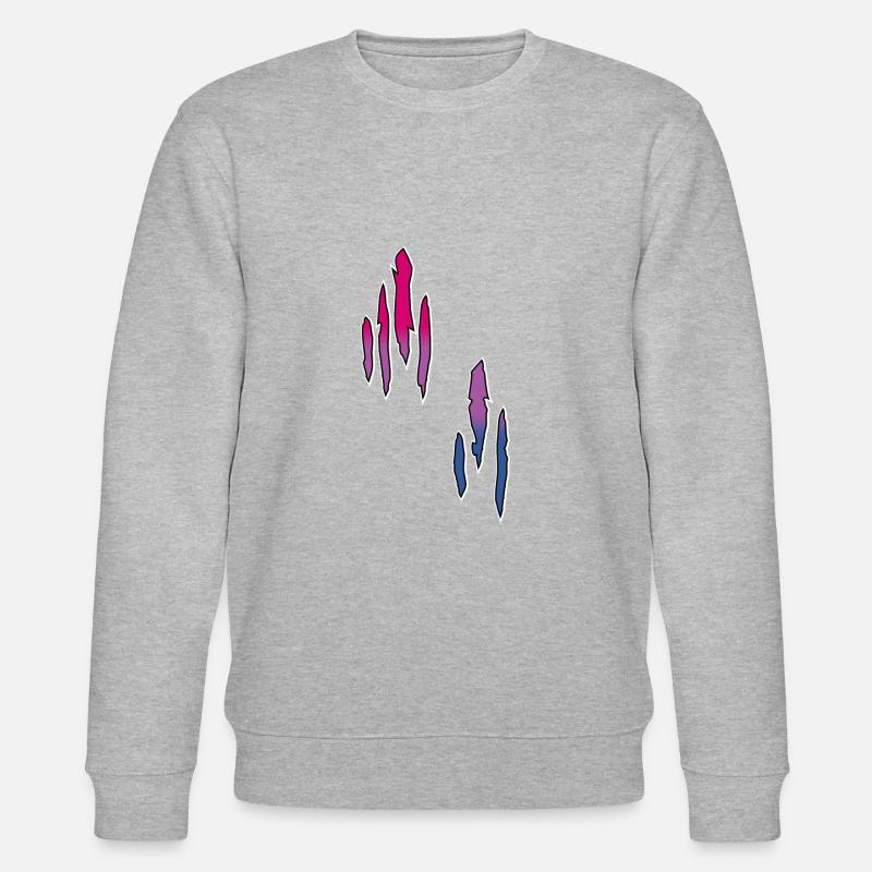 Bisexual Pride, Lgbtq Pride - Stanley/Stella CHANGER Unisex Organic Sweatshirt - heather grey