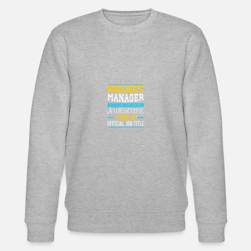 Project Manager - Stanley/Stella Unisex Bio-Sweatshirt CHANGER  - Grau meliert