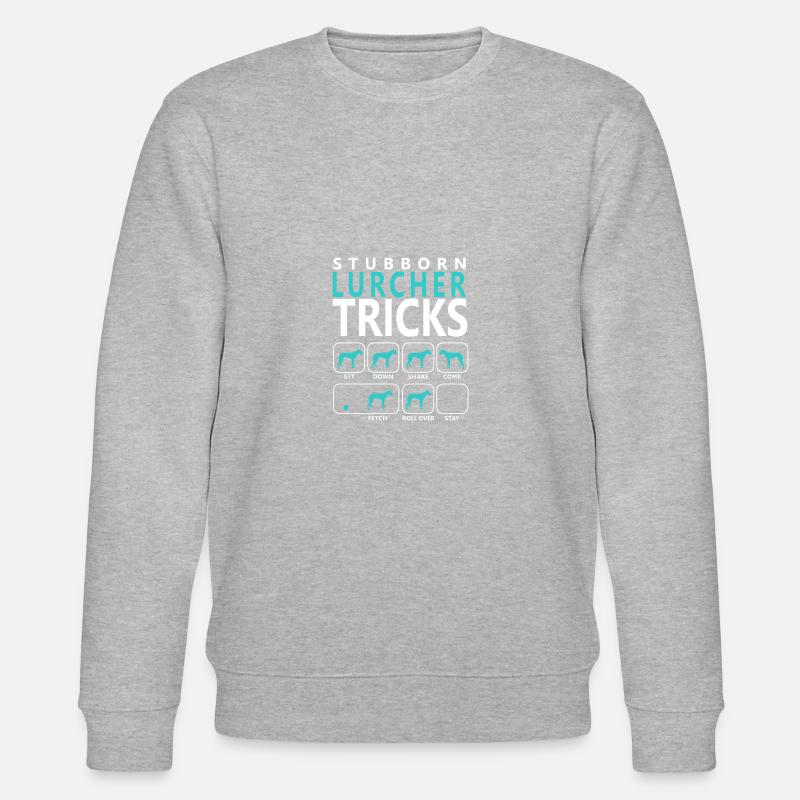 Hartnäckige Lurcher-Tricks - Stanley/Stella Unisex Bio-Sweatshirt CHANGER  - Grau meliert