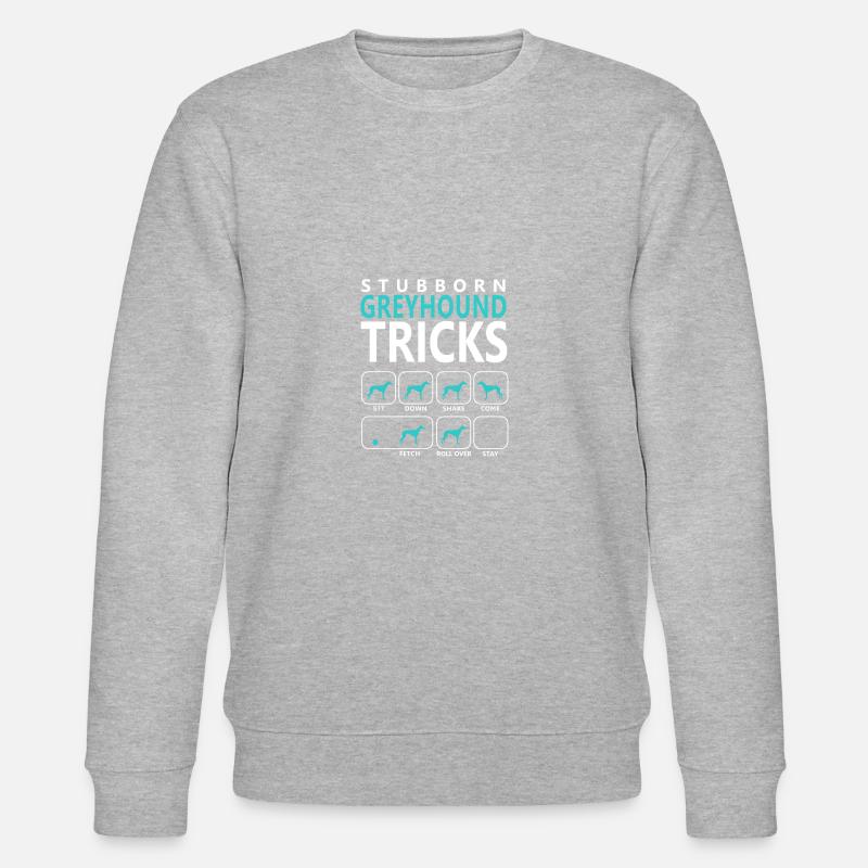 Hartnäckige Windhundtricks - Stanley/Stella Unisex Bio-Sweatshirt CHANGER  - Grau meliert