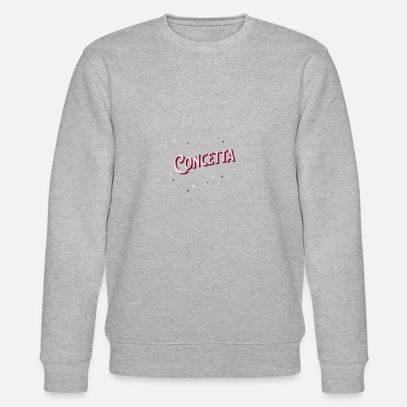 Concetta names personalized - Stanley/Stella CHANGER Unisex Organic Sweatshirt - heather grey