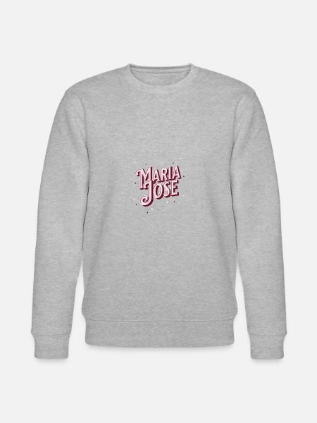 Maria Jose name personalized - Stanley/Stella CHANGER Unisex Organic Sweatshirt - heather grey