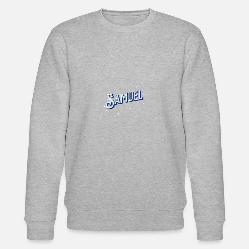 Samuel name personalized - Stanley/Stella CHANGER Unisex Organic Sweatshirt - heather grey