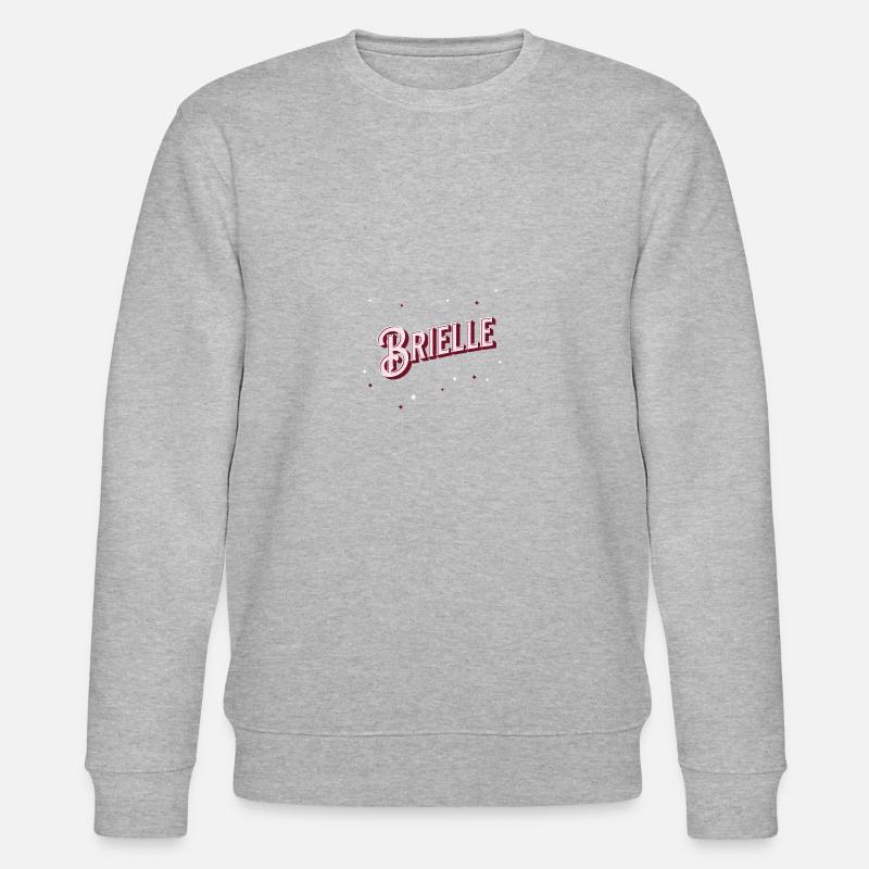 Personalized British names - Stanley/Stella CHANGER Unisex Organic Sweatshirt - heather grey
