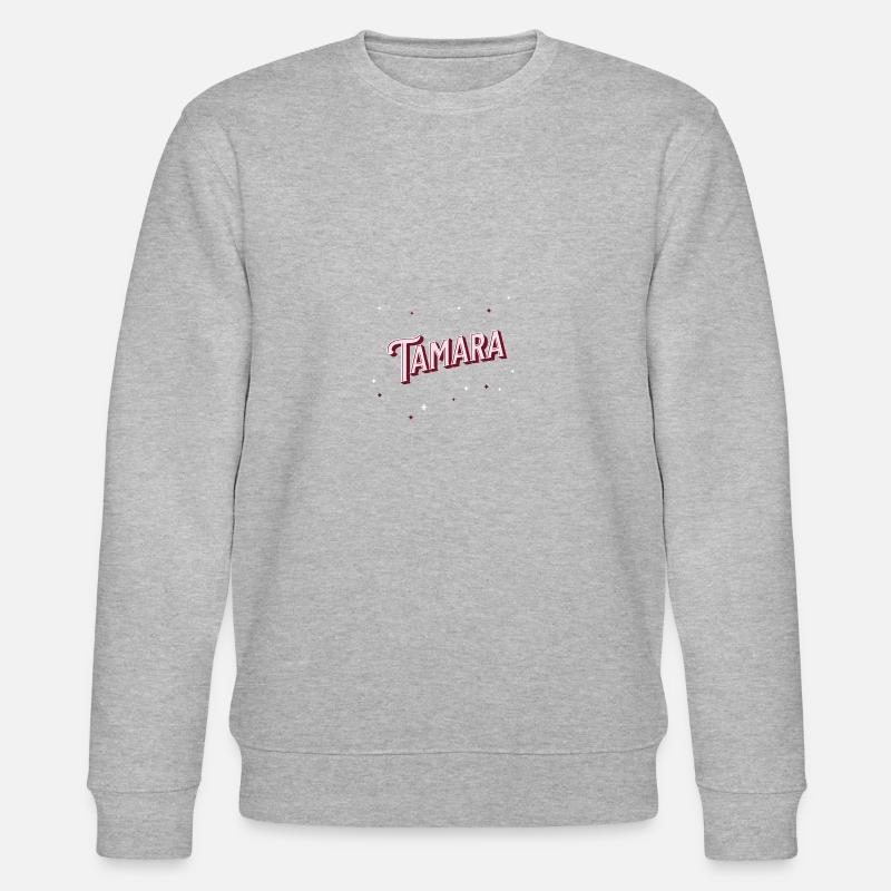 Tamara Namen personalisiert - Stanley/Stella Unisex Bio-Sweatshirt CHANGER - Grau meliert
