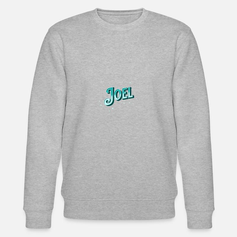 Joel name personalized - Stanley/Stella CHANGER Unisex Organic Sweatshirt - heather grey